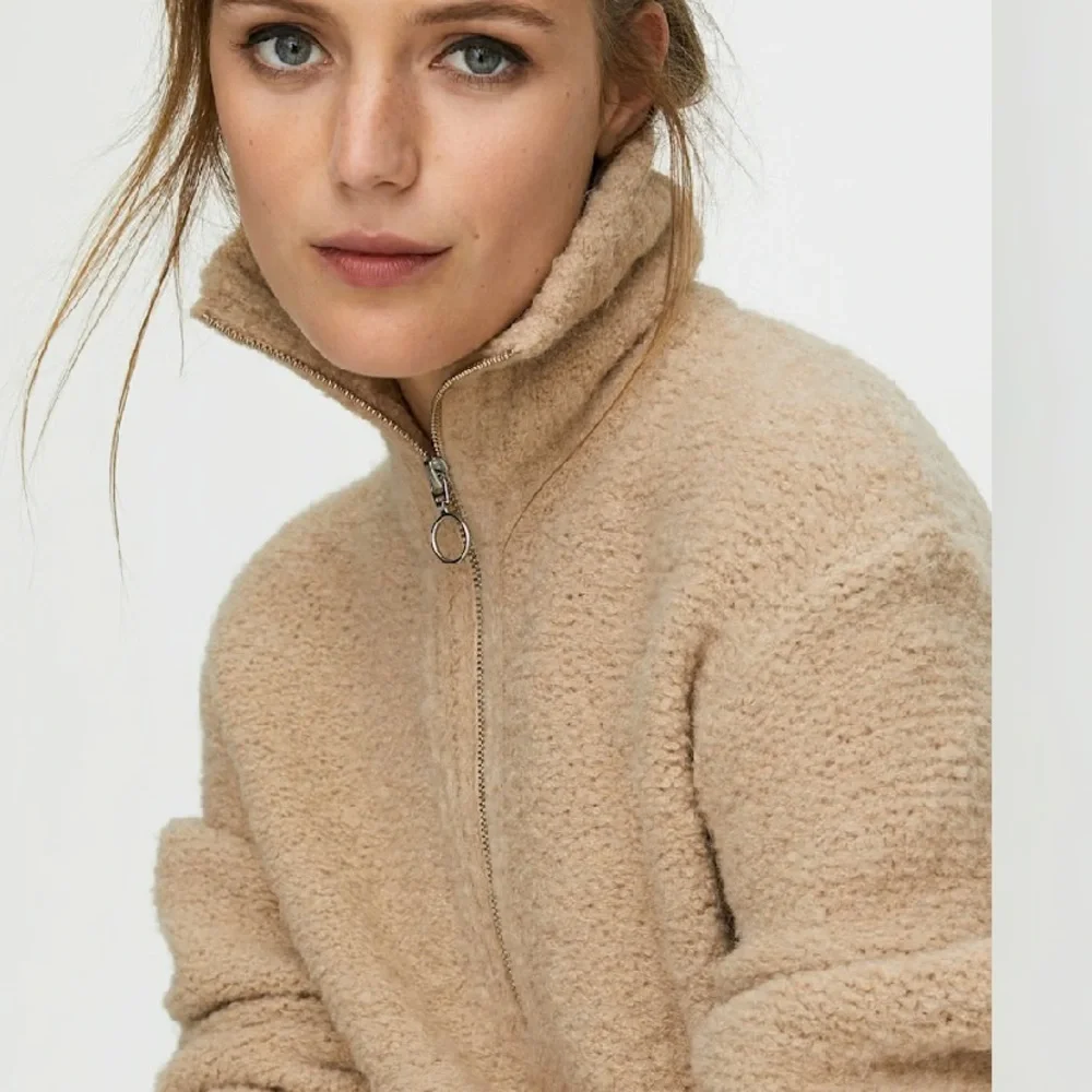 Aritzia Wilfred Free Gwyneth Sweater Alpaca Italian Marino Wool Warm Size Large - Picture 2 of 11